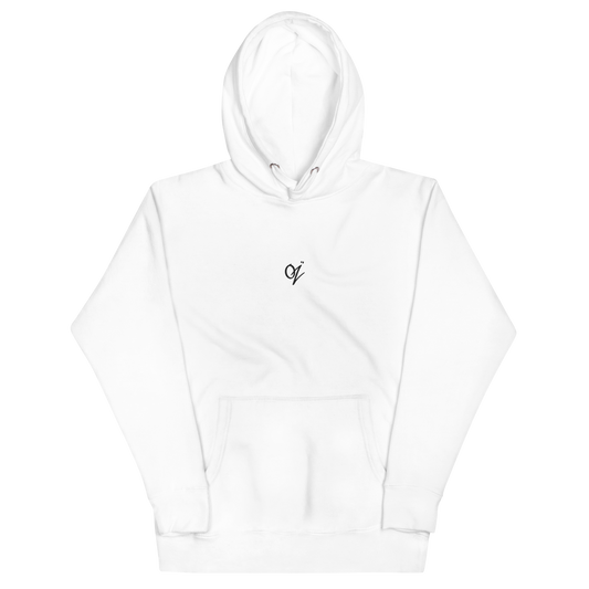 OZ Logo Hoodie-White
